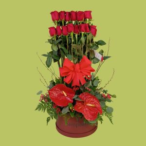 Arreglo de rosas Tina